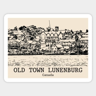 Old Town Lunenburg - Canada Magnet